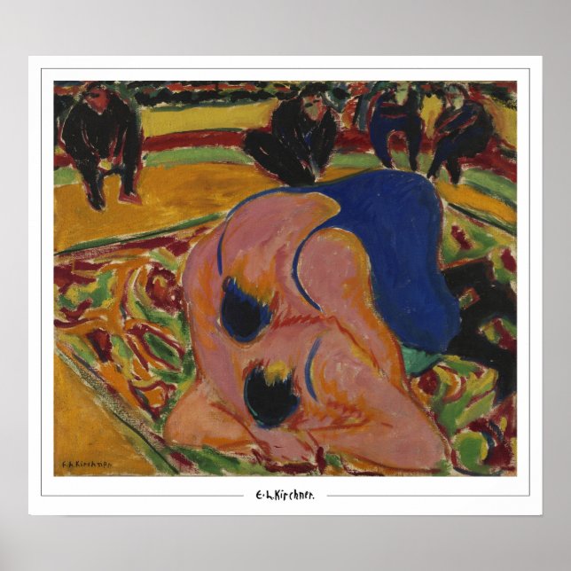 Poster Ernst Ludwig Kirchner Cartaz de Arte Zedign #544 (Frente)