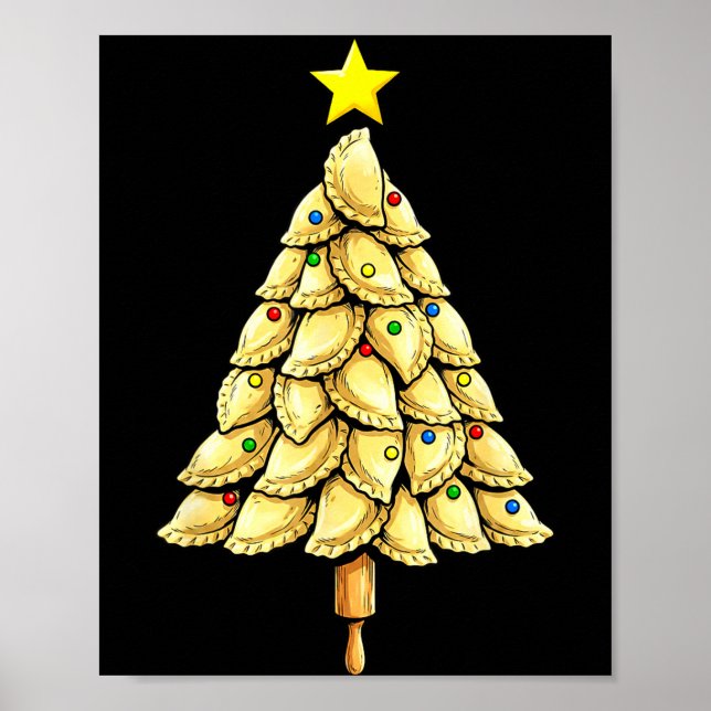 Poster Erogi Tree Christmas Xmas Funny Lish Food Costume  (Frente)