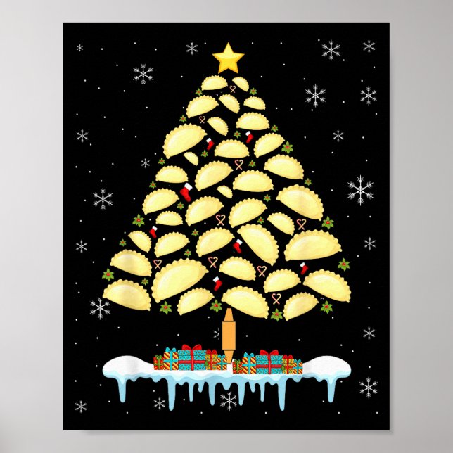 Poster Erogi Tree Lish Christmas Food Funny Men Women Kid (Frente)