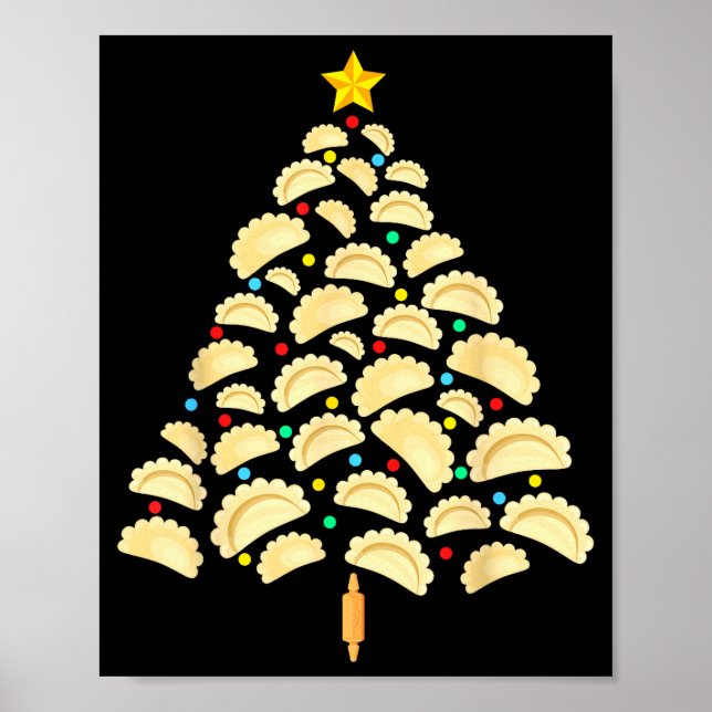 Poster Erogi Tree Lish Christmas Food Funny Tee Men Women (Frente)