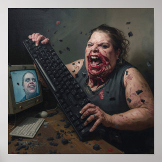 Poster Erro de Raiva: Falha do Sistema - Delírio Ctrl Alt