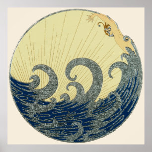 Poster Erté - A Onda