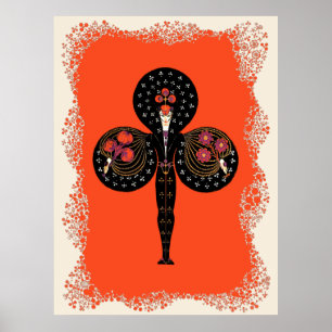 Poster Erté - Aces Suite, Club