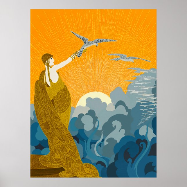 Poster Erté - Asas da Vitória (Frente)