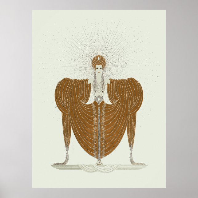 Poster Erté - Celestial Virtuds Suite, Radiância (Frente)