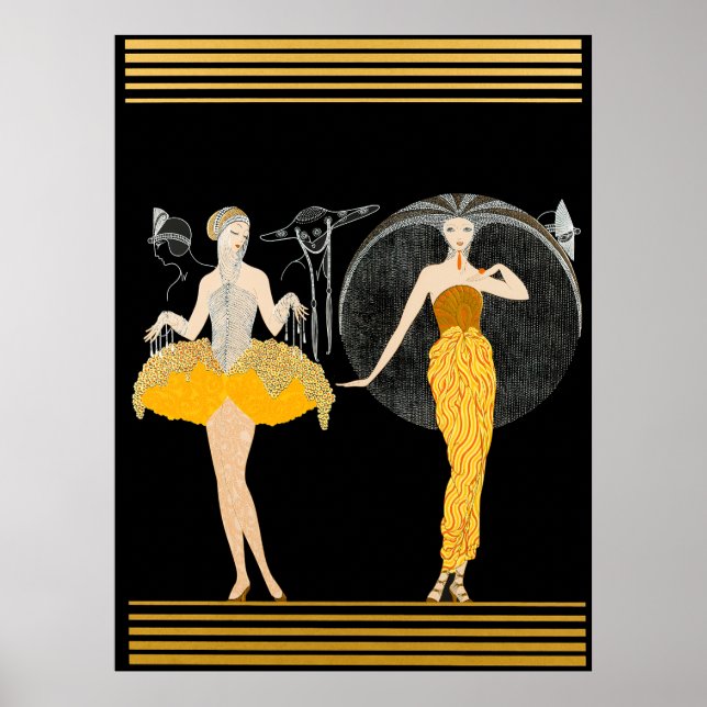 Poster Erté - Dia da Manhã (Frente)