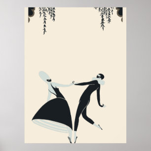 Poster Erté - Figures Dancing