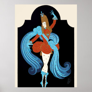 Poster Erté - Figurino Para O Príncipe Encantado