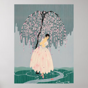 Poster Erté - Guarda-chuvas