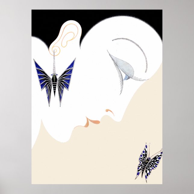Poster Erté - Harper's Bazaar, maio de 1928 (Frente)
