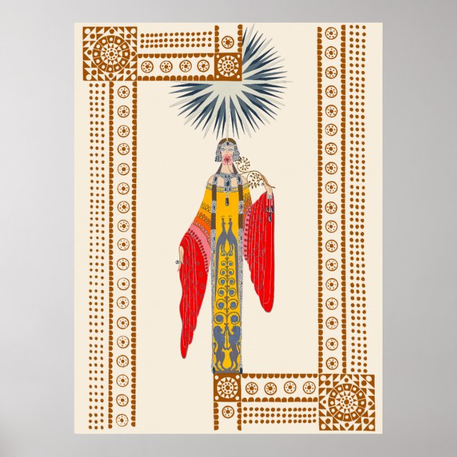 Poster Erté - La Princess Lointaine (Frente)