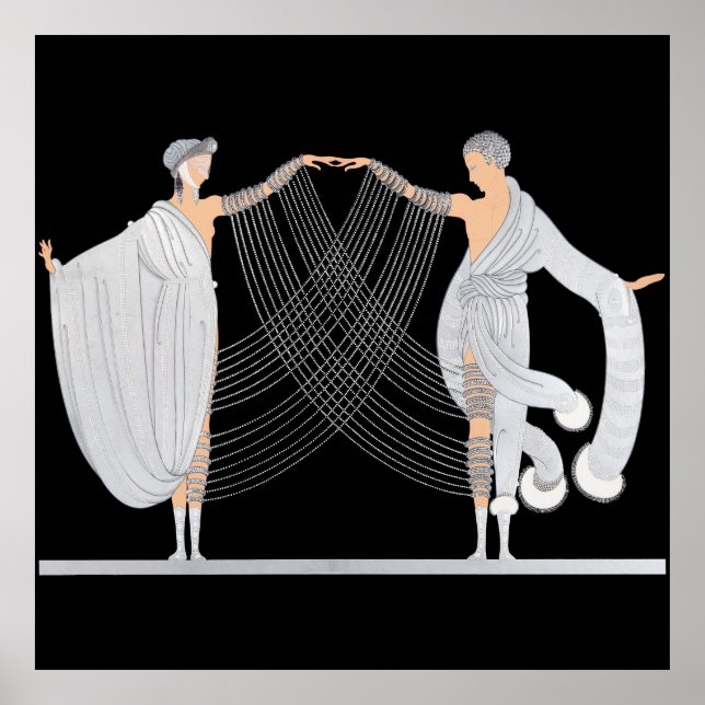 Poster Erté - Love & Passion Suite, dança de Casamento (Frente)