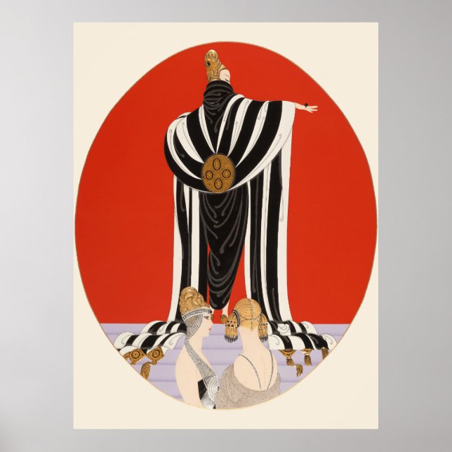 Poster Erté - Mônaco (Frente)