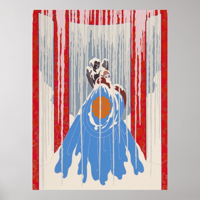 Poster Erté - O Cativo do Amor (Frente)