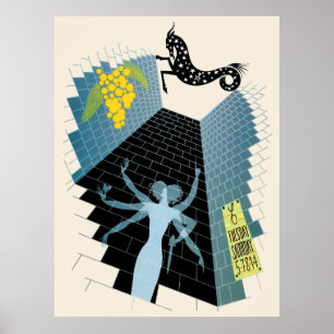 Poster Erté - O Zodiac Suite, Capricórnio