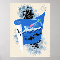 Erté - O Zodiac Suite, Peixes