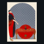 Poster Erté - Olhos Esmeraldas<br><div class="desc">Erté - Olhos Esmeraldas</div>