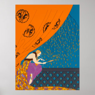 Poster Erté - Queda