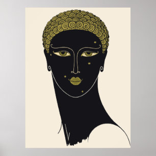 Poster Erté - Rainha de Sheba