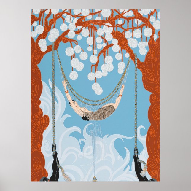 Poster Erté - Spider Web, 1980 (Frente)