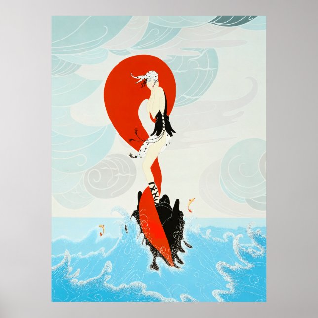 Poster Erté - Stranded (Frente)