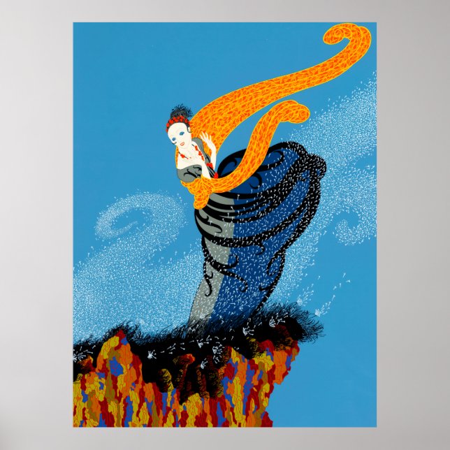 Poster Erté - Summer Breeze (Frente)