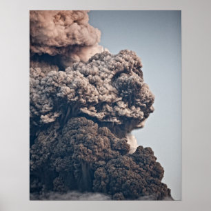 Pôster Erupção vulcânica de Eyjafjalljokull