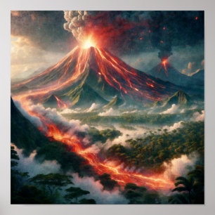 Poster Erupções vulcânicas
