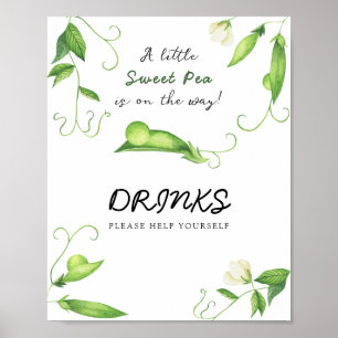Poster Ervilha - Bebidas à vontade