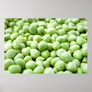 Poster Ervilhas verdes