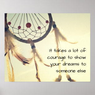 Poster Es braucht viel Mut