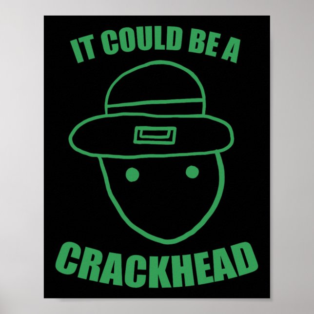Poster Esboço Amador de Leprechaun Pode Ser Um Dia de São (Frente)