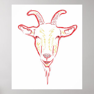 Poster esboço da cabra