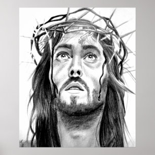 Pôster Esboço de Jesus