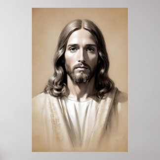 Poster Esboço de Jesus 6