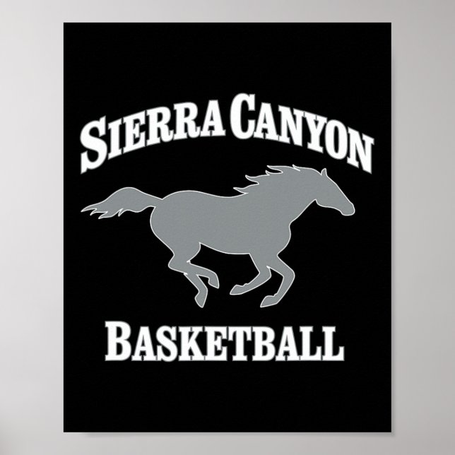 Poster Esboço de Sierra Canyon com cavalo (Frente)