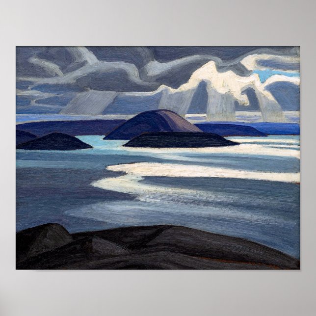 Poster Esboço do Lago Superior | Lawren Harris | (Frente)