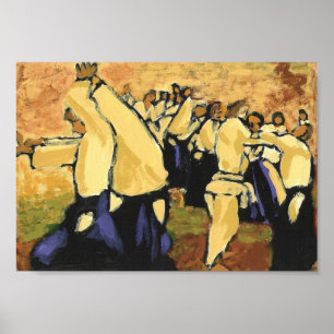 Poster Esboço do seminário do Aikido do ocre