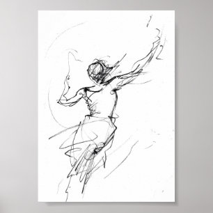 Poster Esboço Elegante - Premium