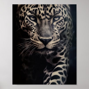 Poster Esboço Jaguar Majestoso - Vida Selvagem Realista 4