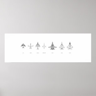 Pôster Esboços do lutador das F-Séries