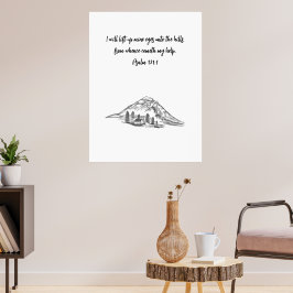 Poster Esboços em Preto e Branco sobre o Lema