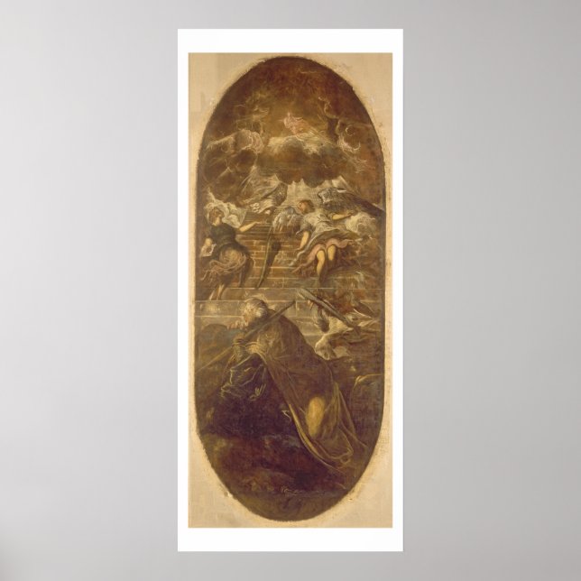 Poster Escada de Jacob (óleo na canvas) (Frente)