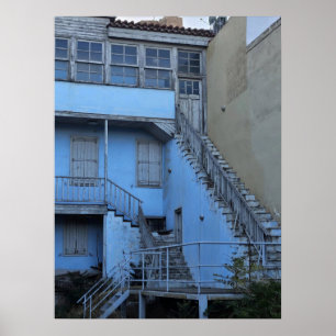Poster Escadaria Azul em Atenas