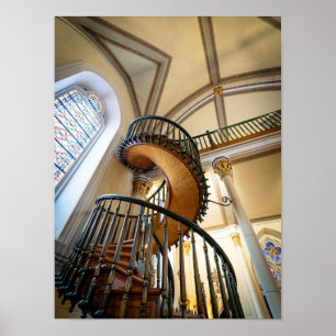 Poster Escadaria Miraculosa Papais noeis da Capela Lorett