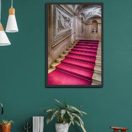 Poster Escadaria Nobre. Palácio Nacional da Ajuda, Lisboa