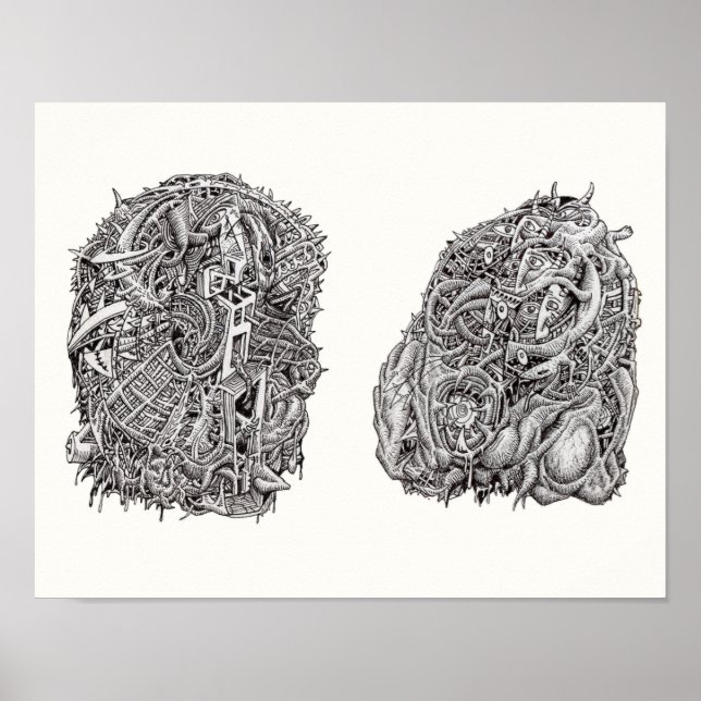 Pôster Escadas de Brian Benson (Frente)