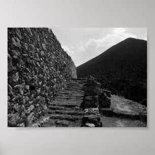 Poster Escadas reais de Atenas Mycenae da piscina do