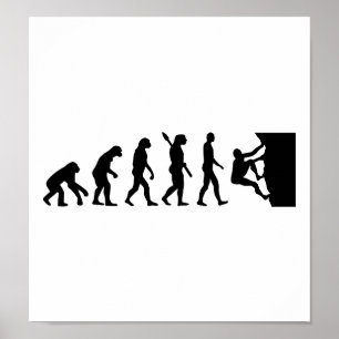 Pôster Escalada da evolução