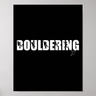 Poster Escalada em Rocha Amante de Montanha Bouldering